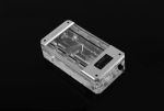 Acrylic Square wisdom Digital 150mm Reservoir - Silver