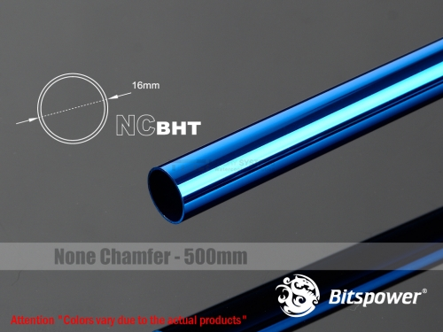 토리시스템즈,None Chamfer Brass Hard Tubing OD16MM Royal Blue - Length 500 MM