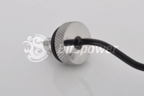 토리시스템즈,G1/4 Silver Shining Temperature Sensor Stop Fitting
