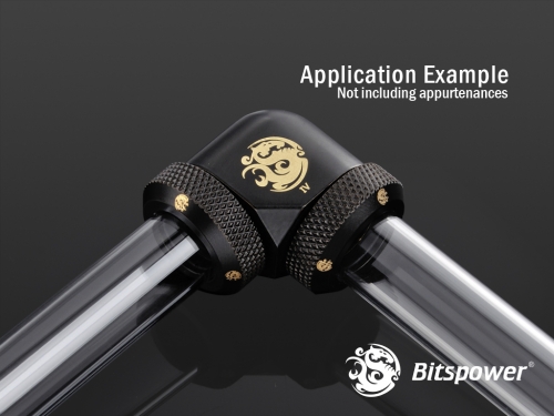 토리시스템즈,Carbon Black Enhance 90-Degree Dual Multi-Link Adapter