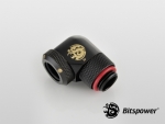 Carbon Black Enhance Rotary G1/4 90-Degree Multi-Link Adapter
