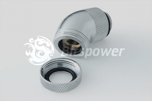 토리시스템즈,Silver Shining Enhance Rotary G1/4 45-Degree Multi-Link Adapter