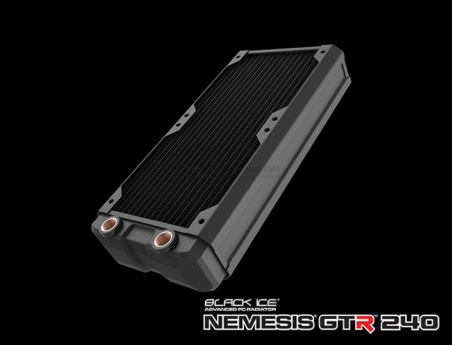 토리시스템즈,Black Ice Nemesis GTR Black Carbon Radiator - 240mm