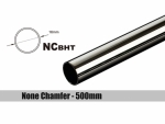 None Chamfer Brass Hard Tubing OD16MM Black Sparkle - Length 500 MM