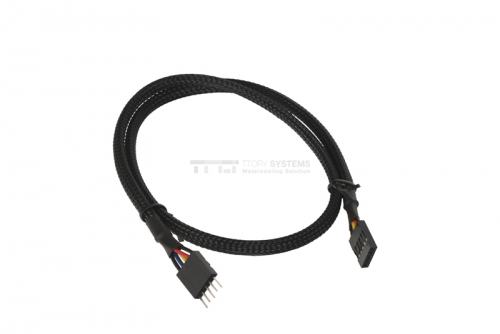 토리시스템즈,50cm USB Female to Male Extension Cable Black Sleeved