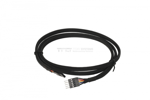 토리시스템즈,100cm USB Female to Male Extension Cable Black Sleeved